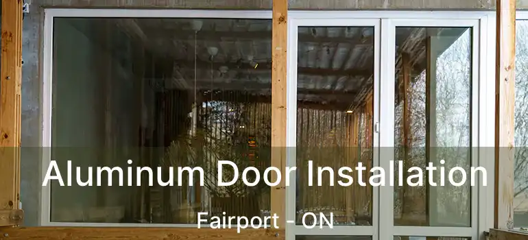  Aluminum Door Installation Fairport - ON