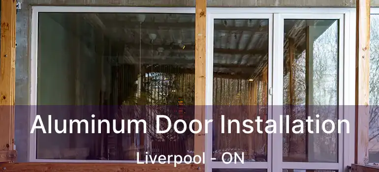  Aluminum Door Installation Liverpool - ON