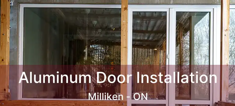  Aluminum Door Installation Milliken - ON