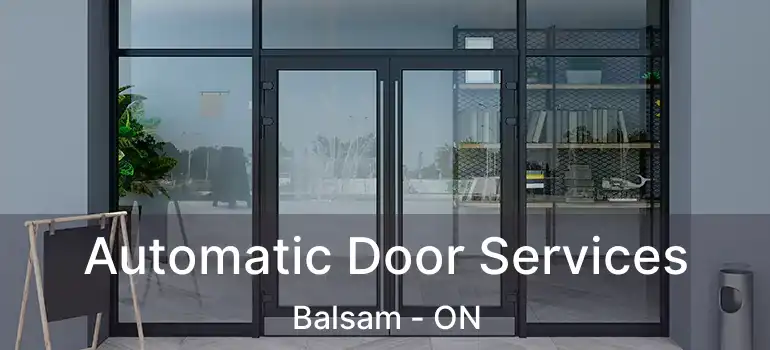  Automatic Door Services Balsam - ON