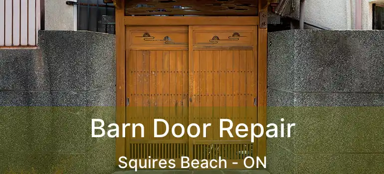  Barn Door Repair Squires Beach - ON