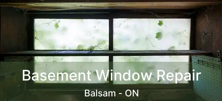 Basement Window Repair Balsam - ON