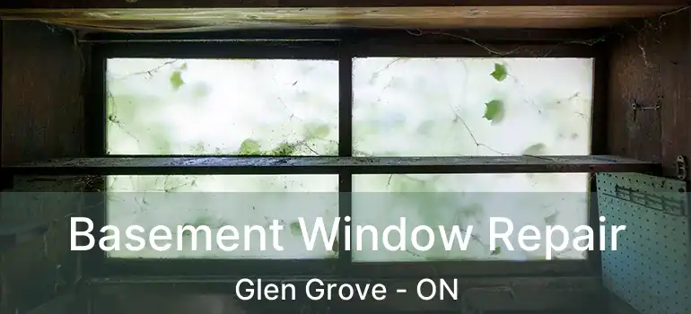 Basement Window Repair Glen Grove - ON