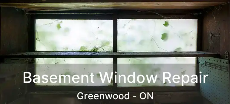  Basement Window Repair Greenwood - ON