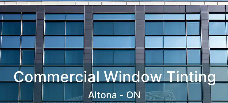 Commercial Window Tinting Altona - ON