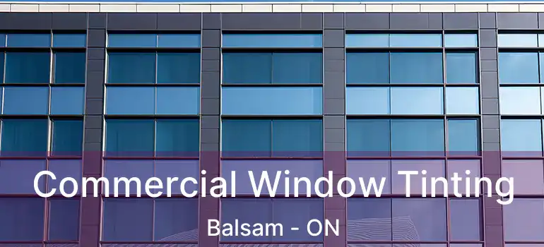  Commercial Window Tinting Balsam - ON