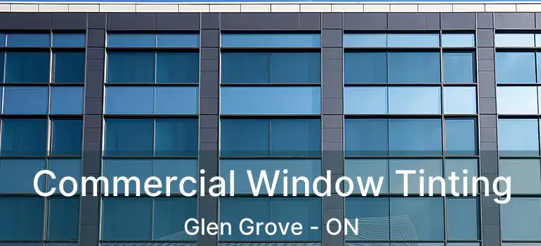  Commercial Window Tinting Glen Grove - ON