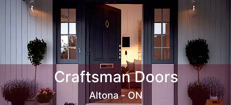  Craftsman Doors Altona - ON