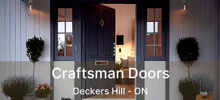  Craftsman Doors Deckers Hill - ON