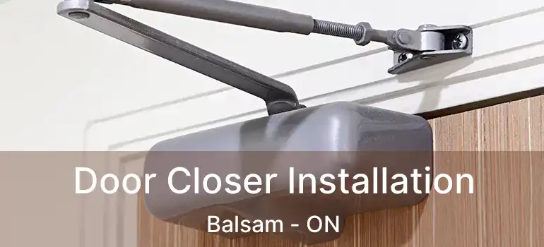  Door Closer Installation Balsam - ON