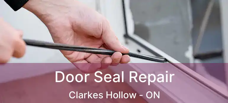  Door Seal Repair Clarkes Hollow - ON