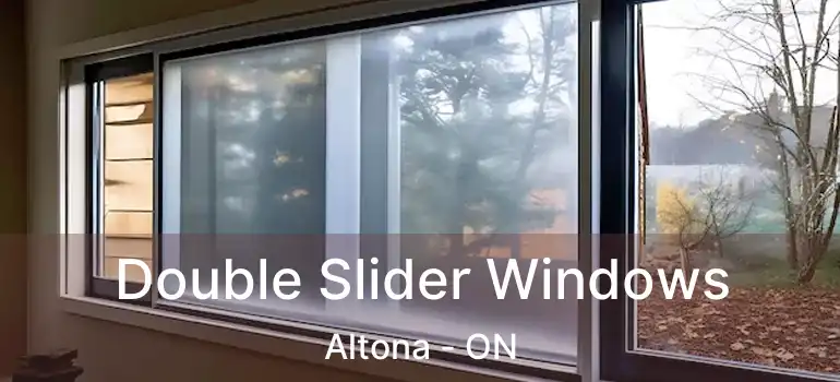  Double Slider Windows Altona - ON