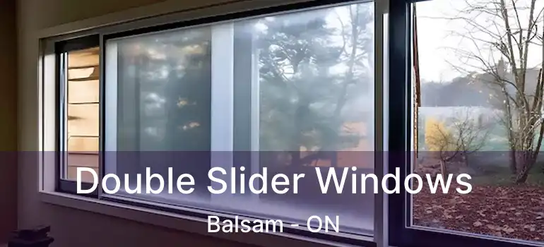  Double Slider Windows Balsam - ON