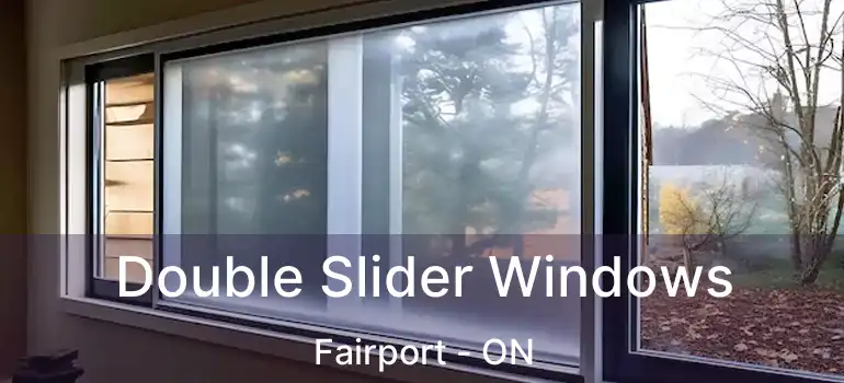  Double Slider Windows Fairport - ON