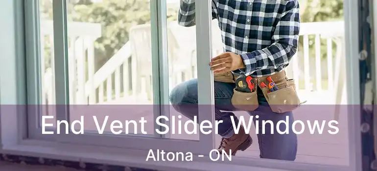  End Vent Slider Windows Altona - ON