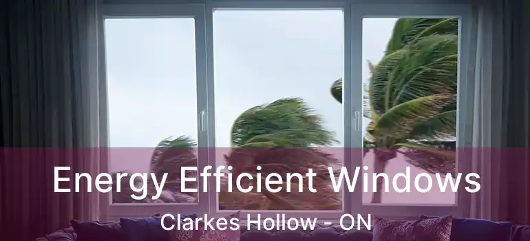  Energy Efficient Windows Clarkes Hollow - ON