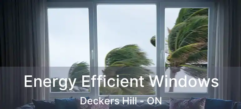  Energy Efficient Windows Deckers Hill - ON