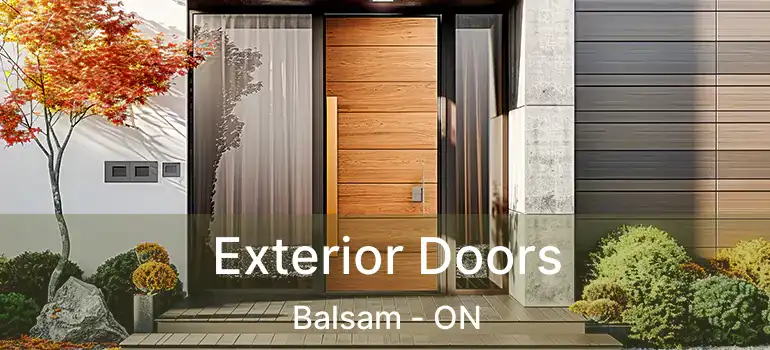  Exterior Doors Balsam - ON