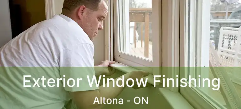  Exterior Window Finishing Altona - ON