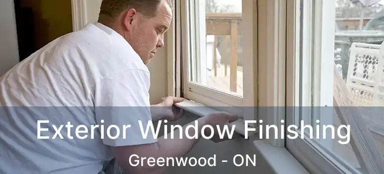  Exterior Window Finishing Greenwood - ON