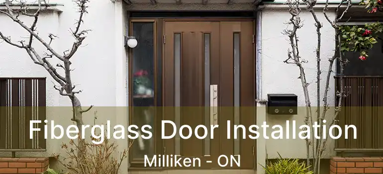  Fiberglass Door Installation Milliken - ON