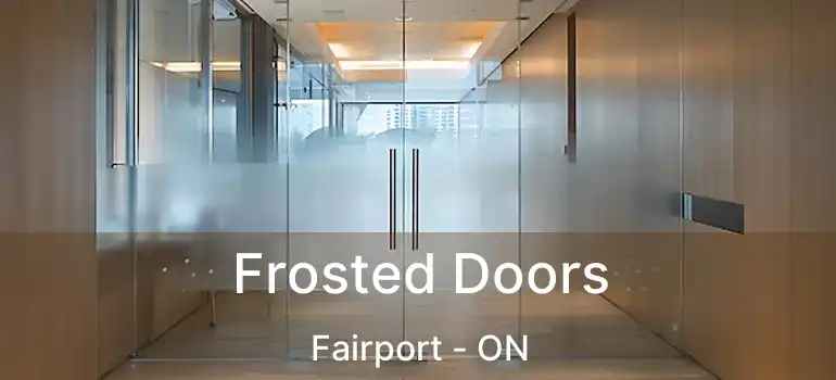  Frosted Doors Fairport - ON