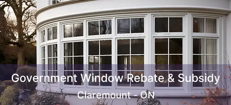  Government Window Rebate & Subsidy Claremount - ON