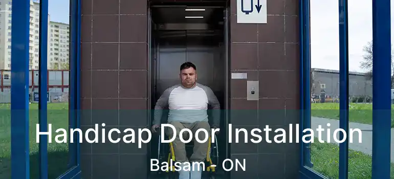  Handicap Door Installation Balsam - ON