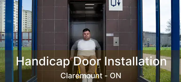  Handicap Door Installation Claremount - ON