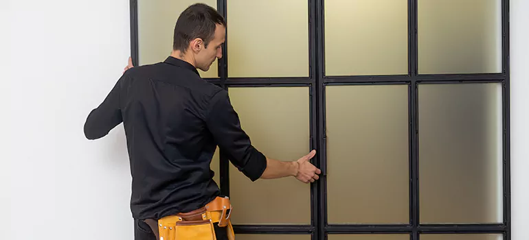 Patio French door installation in Pickering, ON