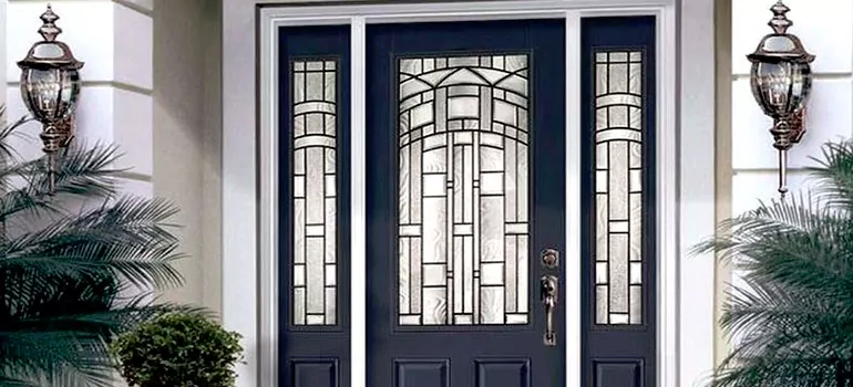 Stained Glass Door Panels in Pickering, Ontario