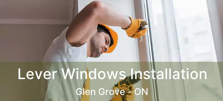  Lever Windows Installation Glen Grove - ON