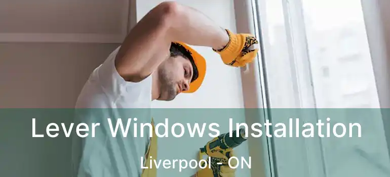  Lever Windows Installation Liverpool - ON