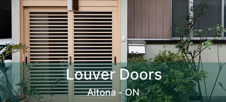 Louver Doors Altona - ON