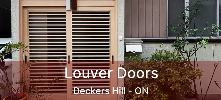  Louver Doors Deckers Hill - ON