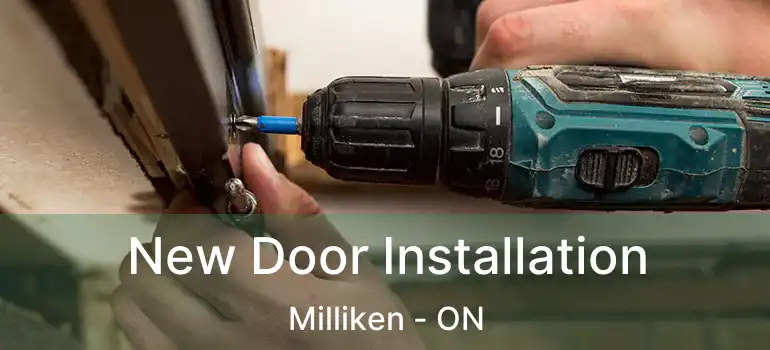  New Door Installation Milliken - ON