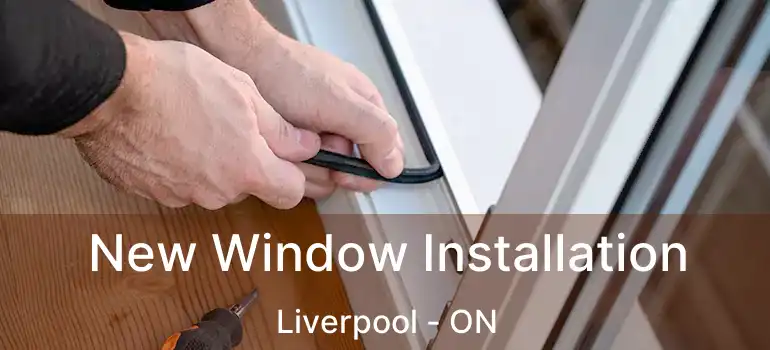  New Window Installation Liverpool - ON