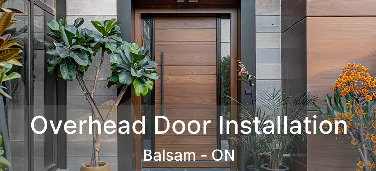  Overhead Door Installation Balsam - ON