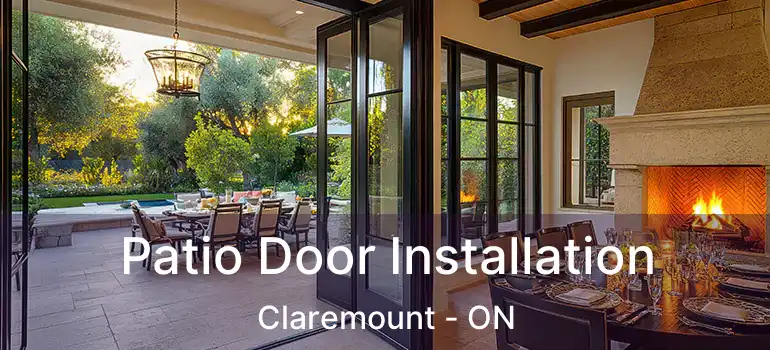 Patio Door Installation Claremount - ON