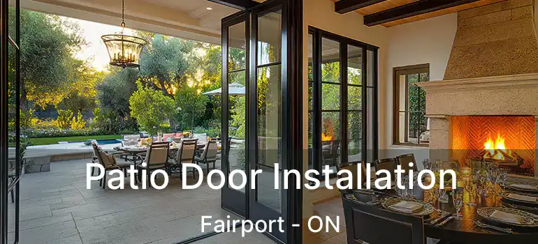  Patio Door Installation Fairport - ON