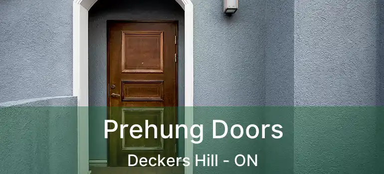  Prehung Doors Deckers Hill - ON