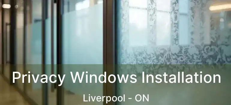  Privacy Windows Installation Liverpool - ON