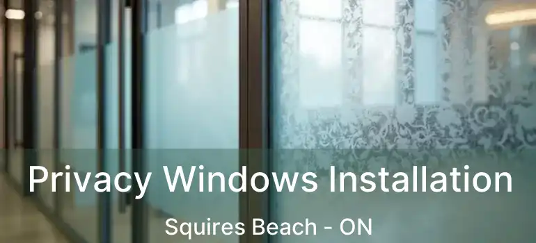  Privacy Windows Installation Squires Beach - ON