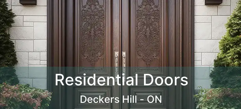  Residential Doors Deckers Hill - ON