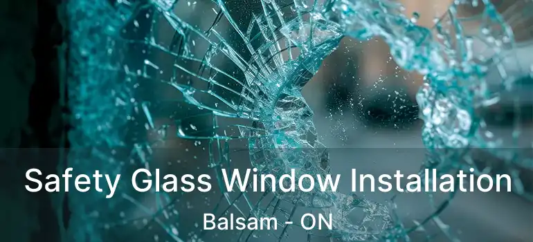  Safety Glass Window Installation Balsam - ON