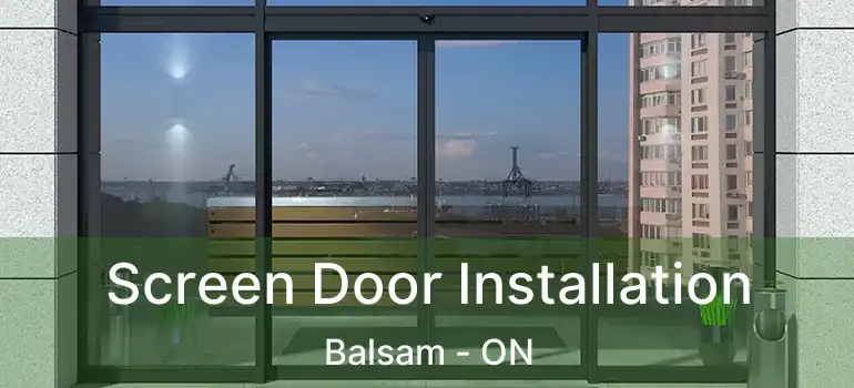  Screen Door Installation Balsam - ON