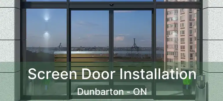  Screen Door Installation Dunbarton - ON