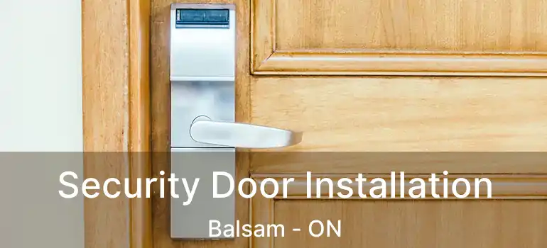  Security Door Installation Balsam - ON