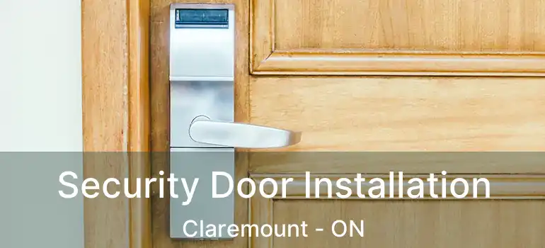  Security Door Installation Claremount - ON