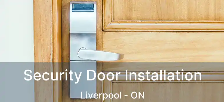  Security Door Installation Liverpool - ON